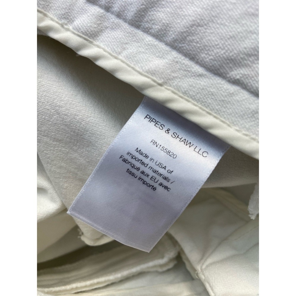 Veronica Beard Metro Cropped Zip Embellished Kick Flare Pants Size 14 White Luxe - Picture 5 of 9